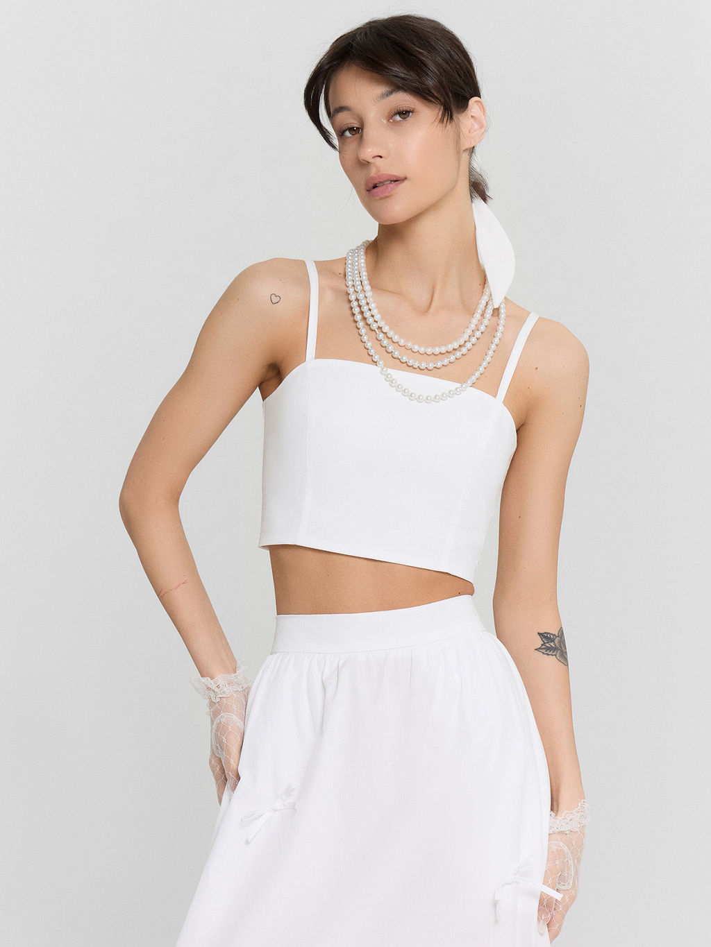 Топ женский белый - Mark formelle фото 6