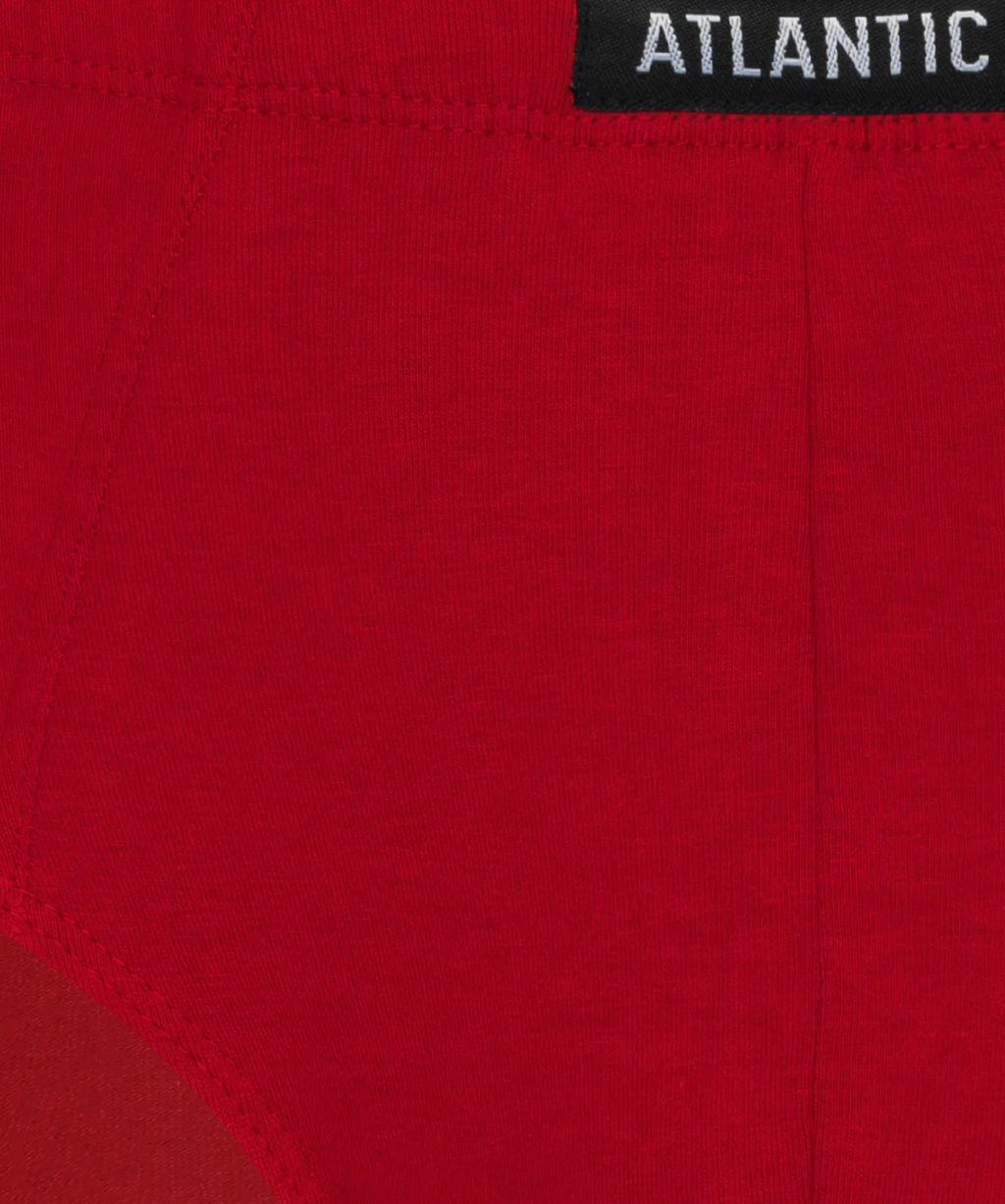 5SMP-003 Трусы классика Five Solid Classic - набор 5 шт. темно-голубой + красный + темно-синий + серо-голубой + голубой - Atlantic фото 8