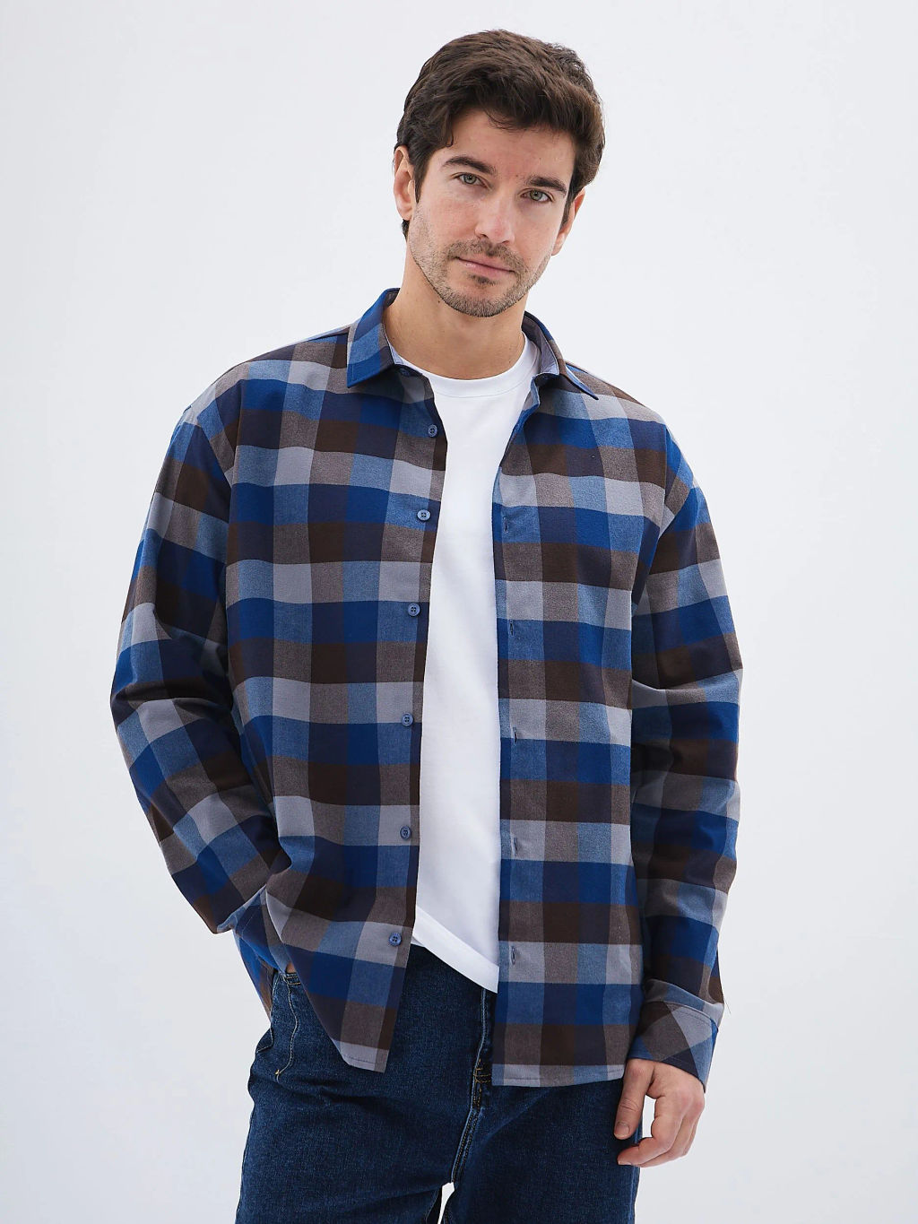 Сорочка мужская длинный рукав GREG S525/219/0945/1