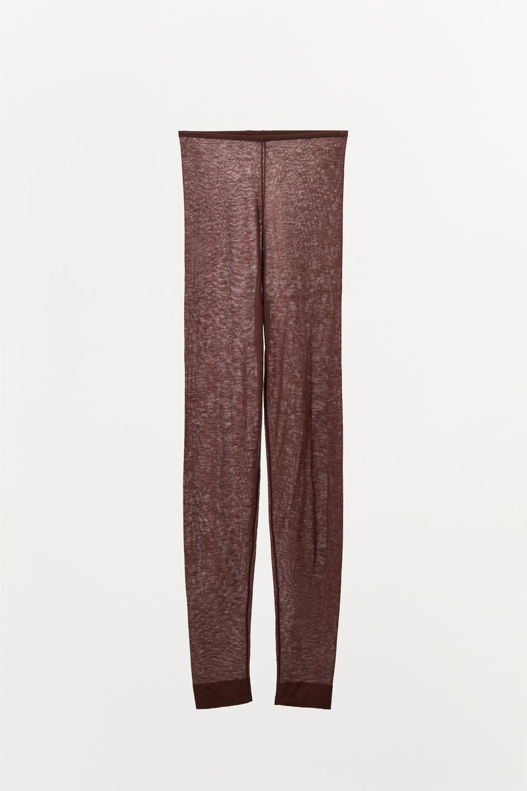 100% WOOL LEGGINGS - Zara фото 30