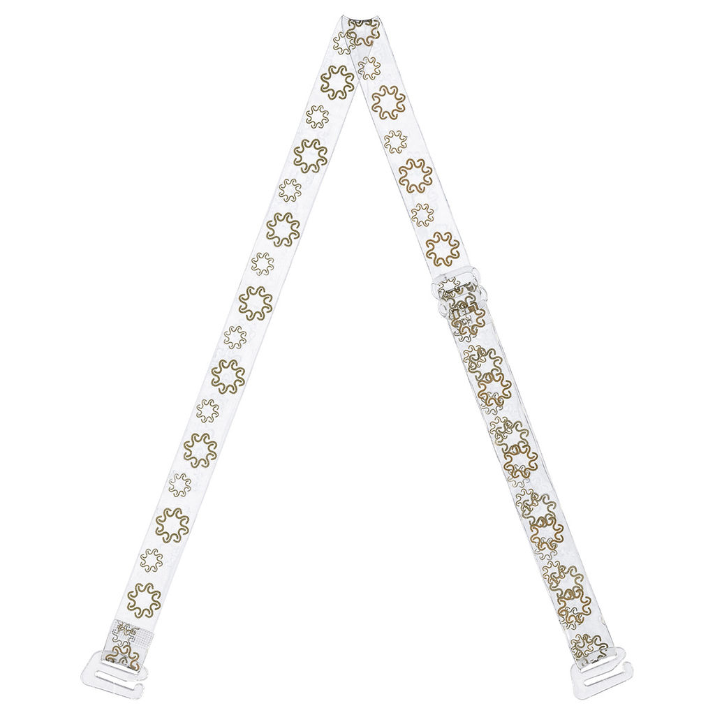 Бретели (пара) Gamma BR-1034 в пакете 10 мм 10 пар СК/Распродажа под золото