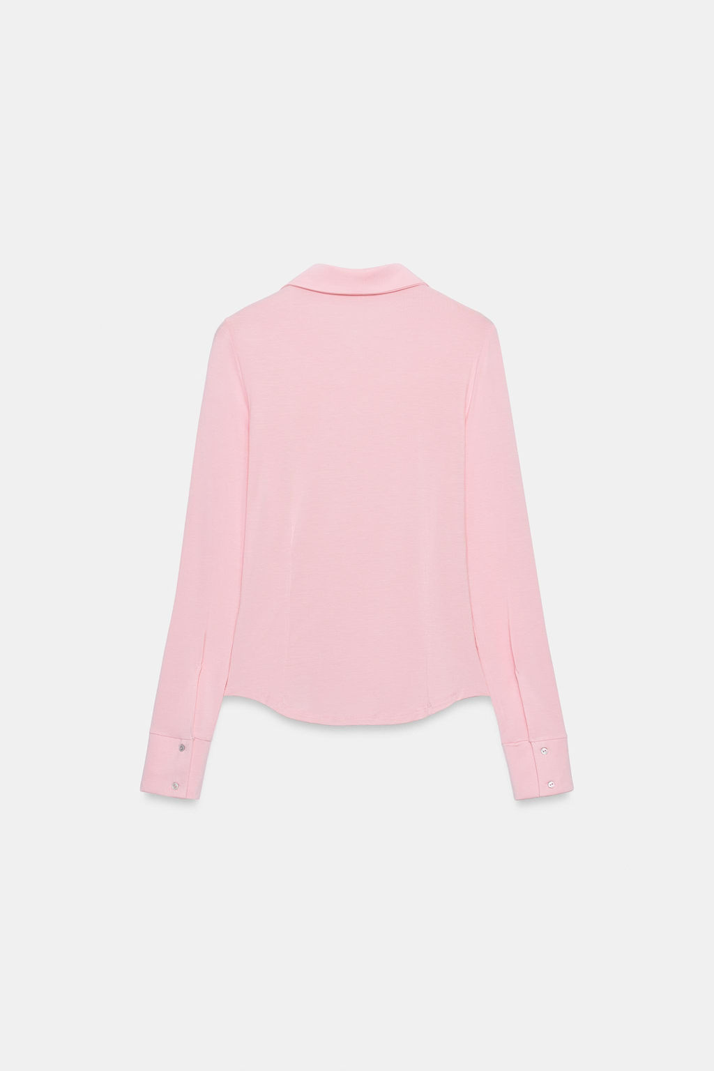 CAMISA FLUIDA MANGA LARGA / Rosa - Zara фото 6