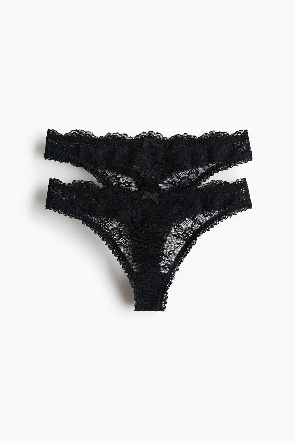 Pack de 2 bragas thong de encaje - H&m фото 2