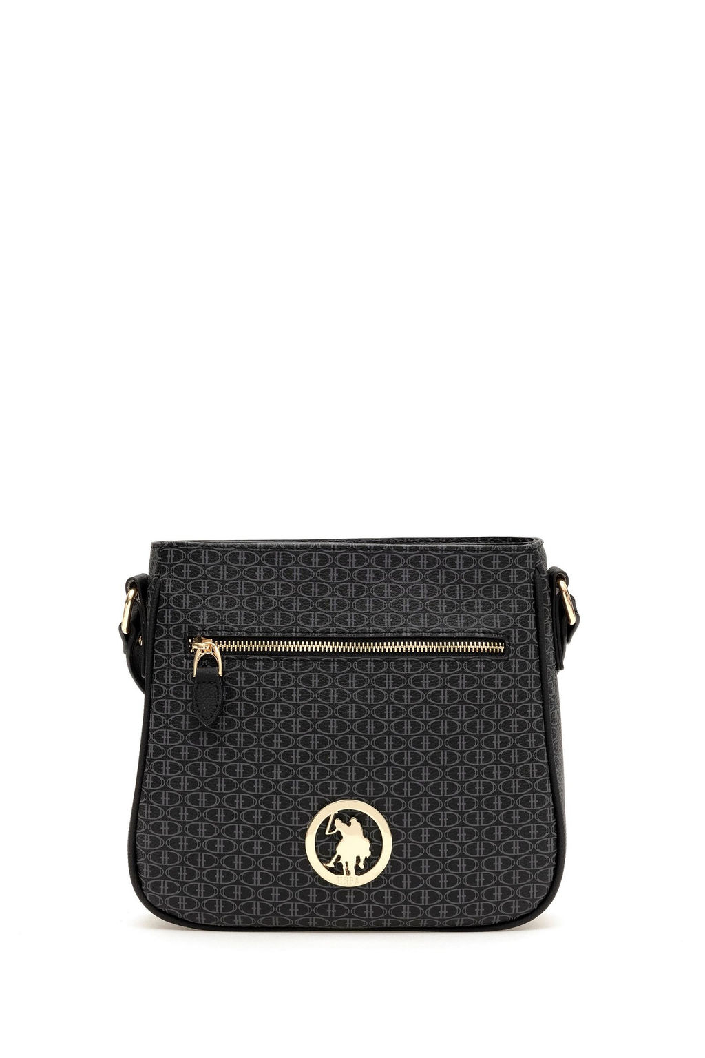 U. S. Polo Assn / Женская черная сумка через плечо - U.s. polo assn фото 3