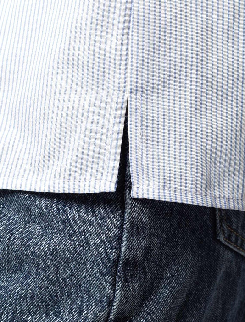 VILATTE / Блузка с застежкой манжета в стиле запонки  фото 6