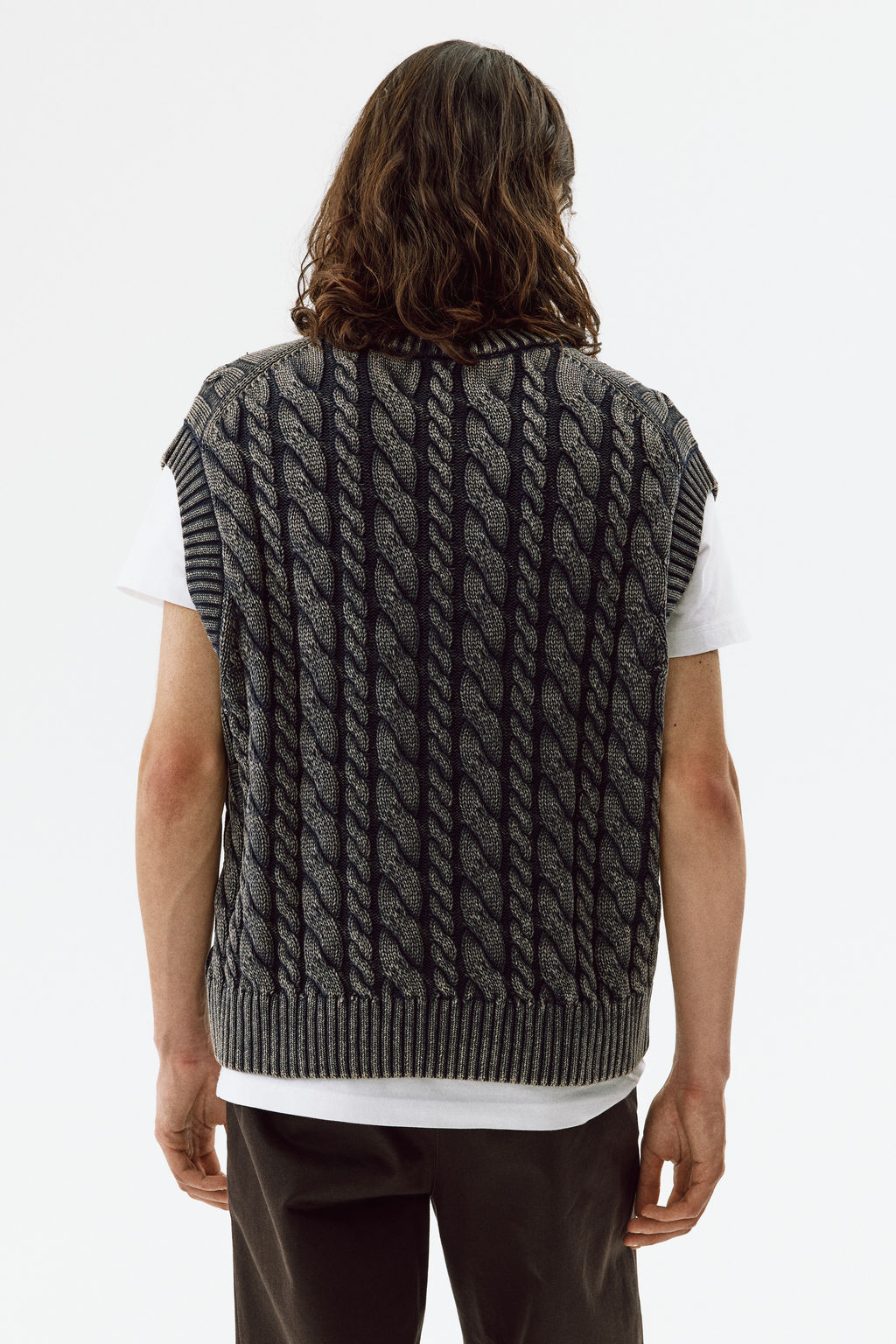 Su?ter sin mangas de algod?n Relaxed Fit - H&m фото 5