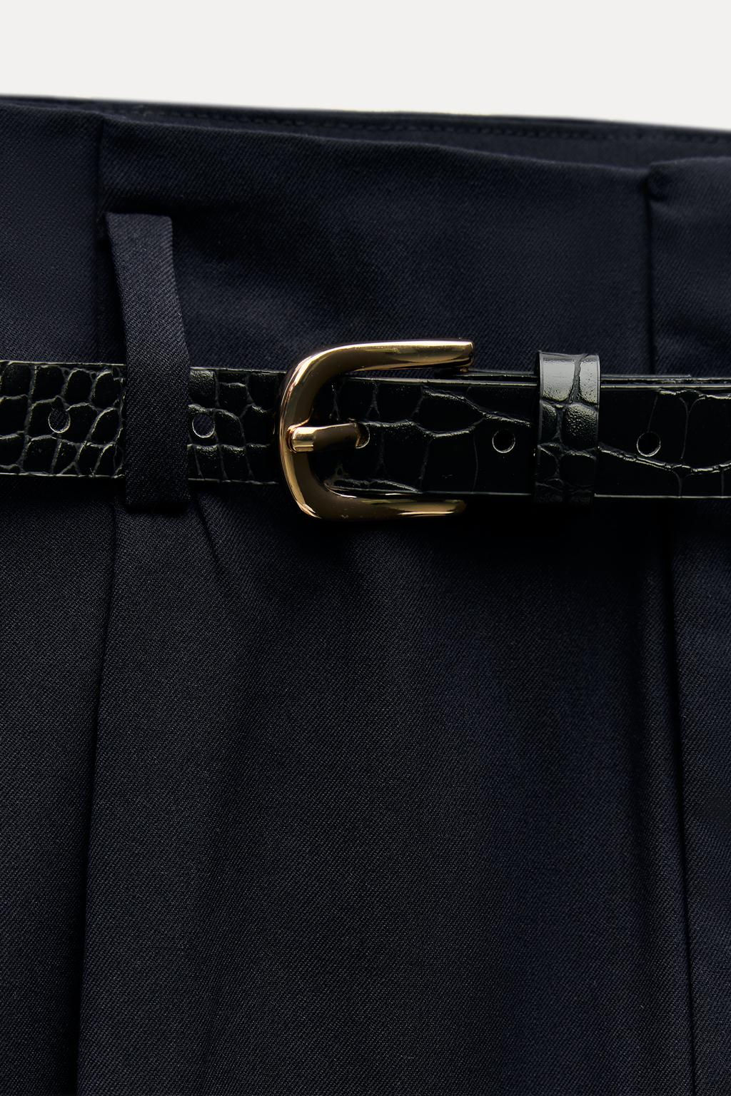 DARTED TROUSERS WITH BELT - Zara фото 5