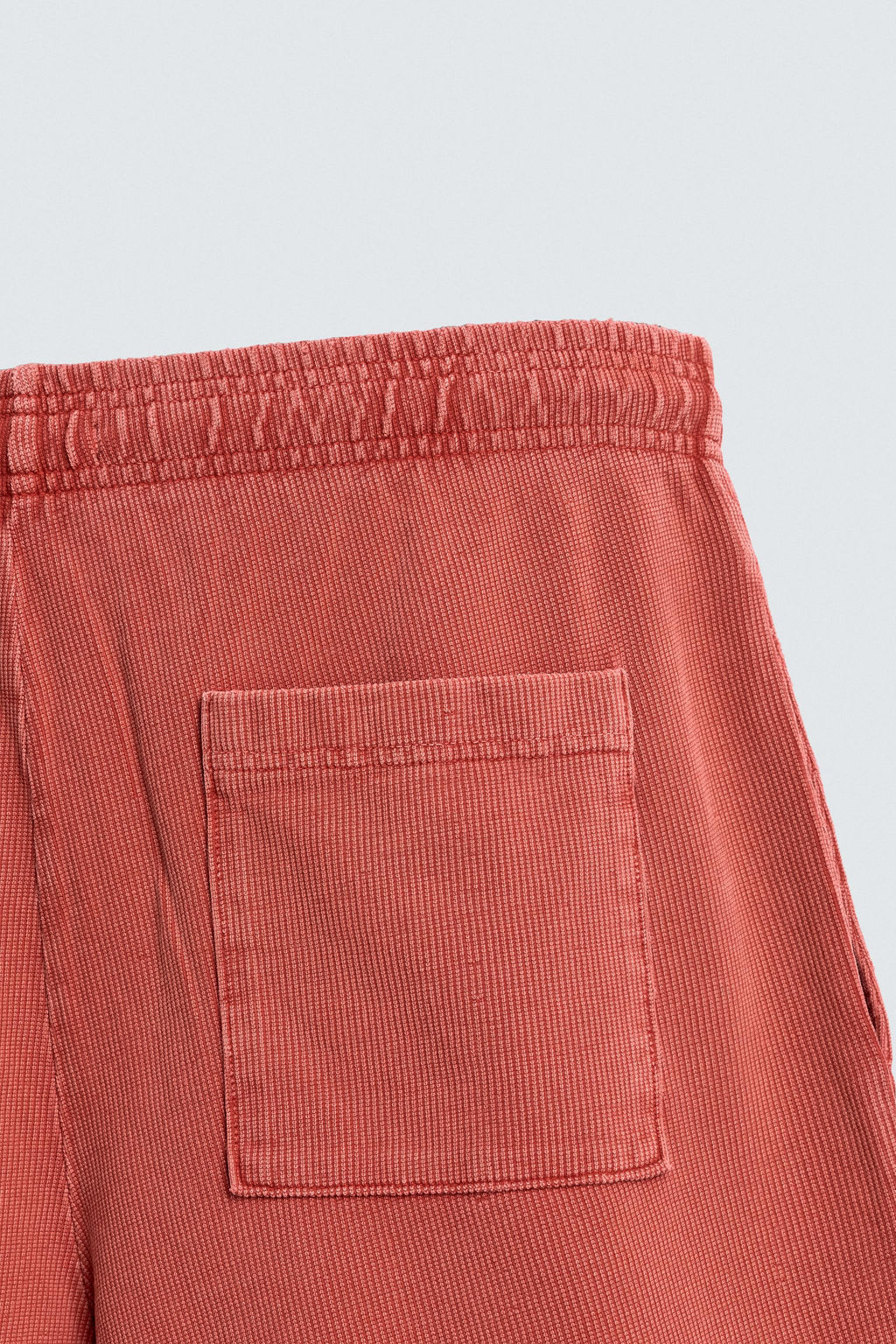 BERMUDA RELAXED FIT ALGOD?N - LINO / Rayas marrones - Zara фото 11