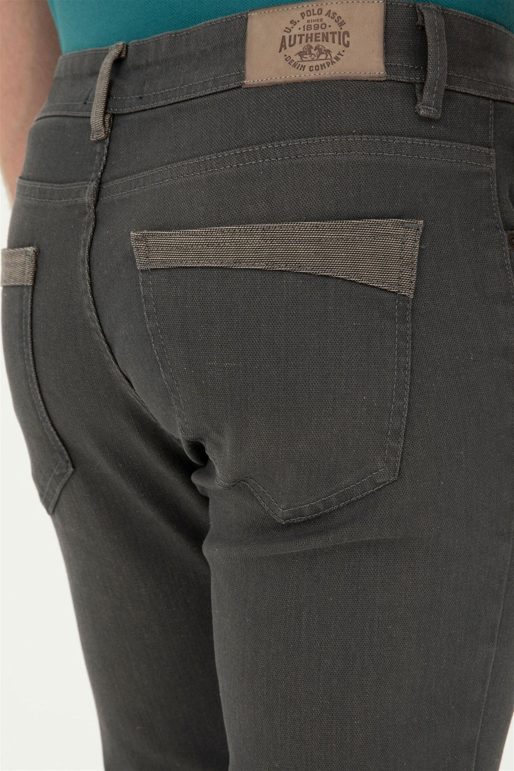 U. S. Polo Assn / Мужские бежевые джинсовые брюки - U.s. polo assn фото 6