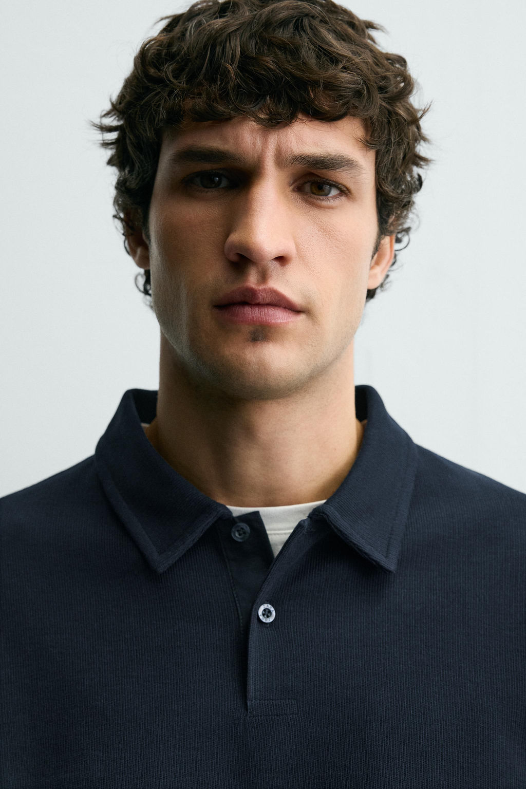 POLO REGULAR FIT ESTRUCTURA / Marino - Zara фото 5