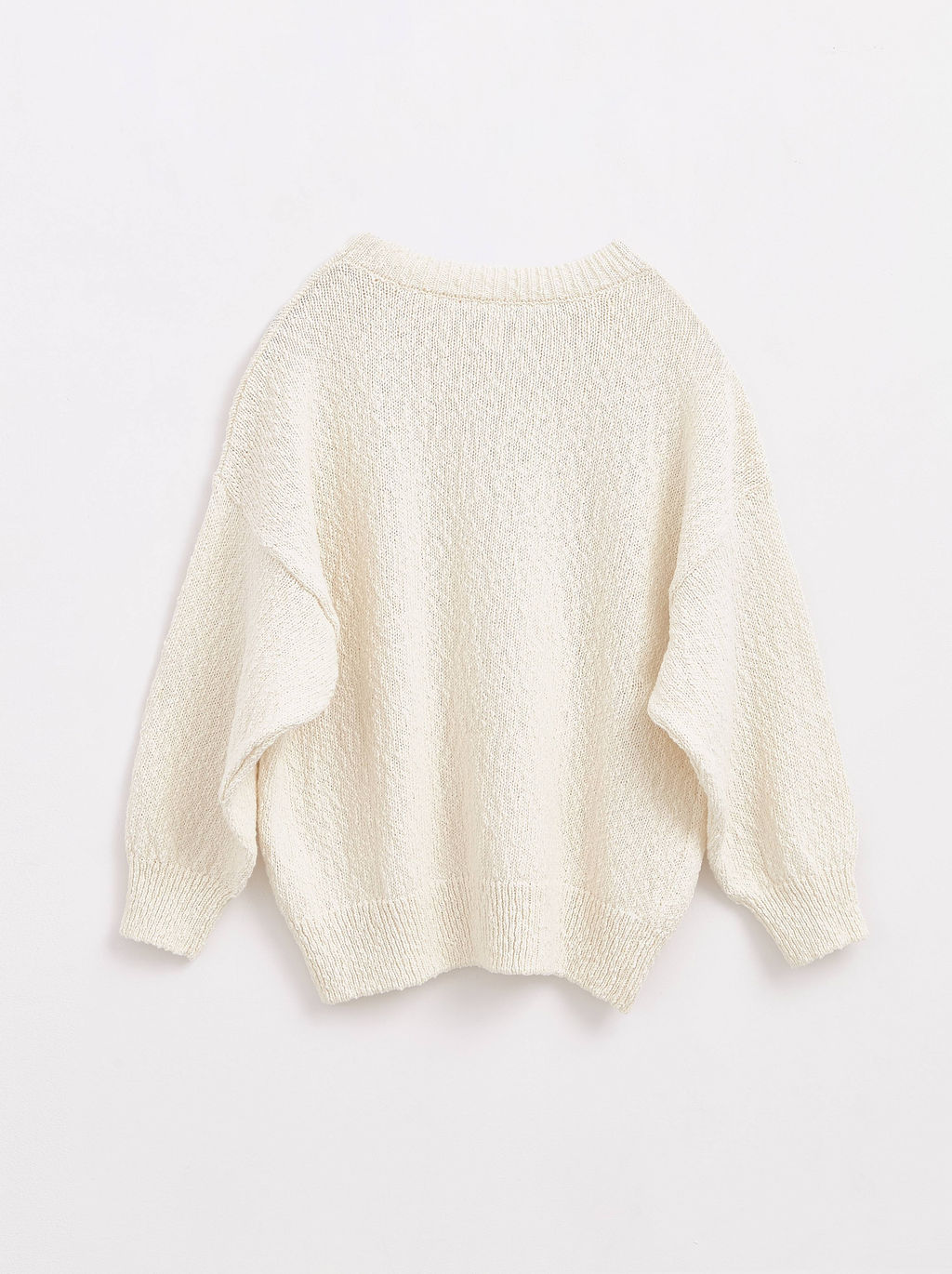 CONTE Фактурный джемпер из объемной пряжи со льном и хлопком LDK 181 off-white - Conte elegant фото 6