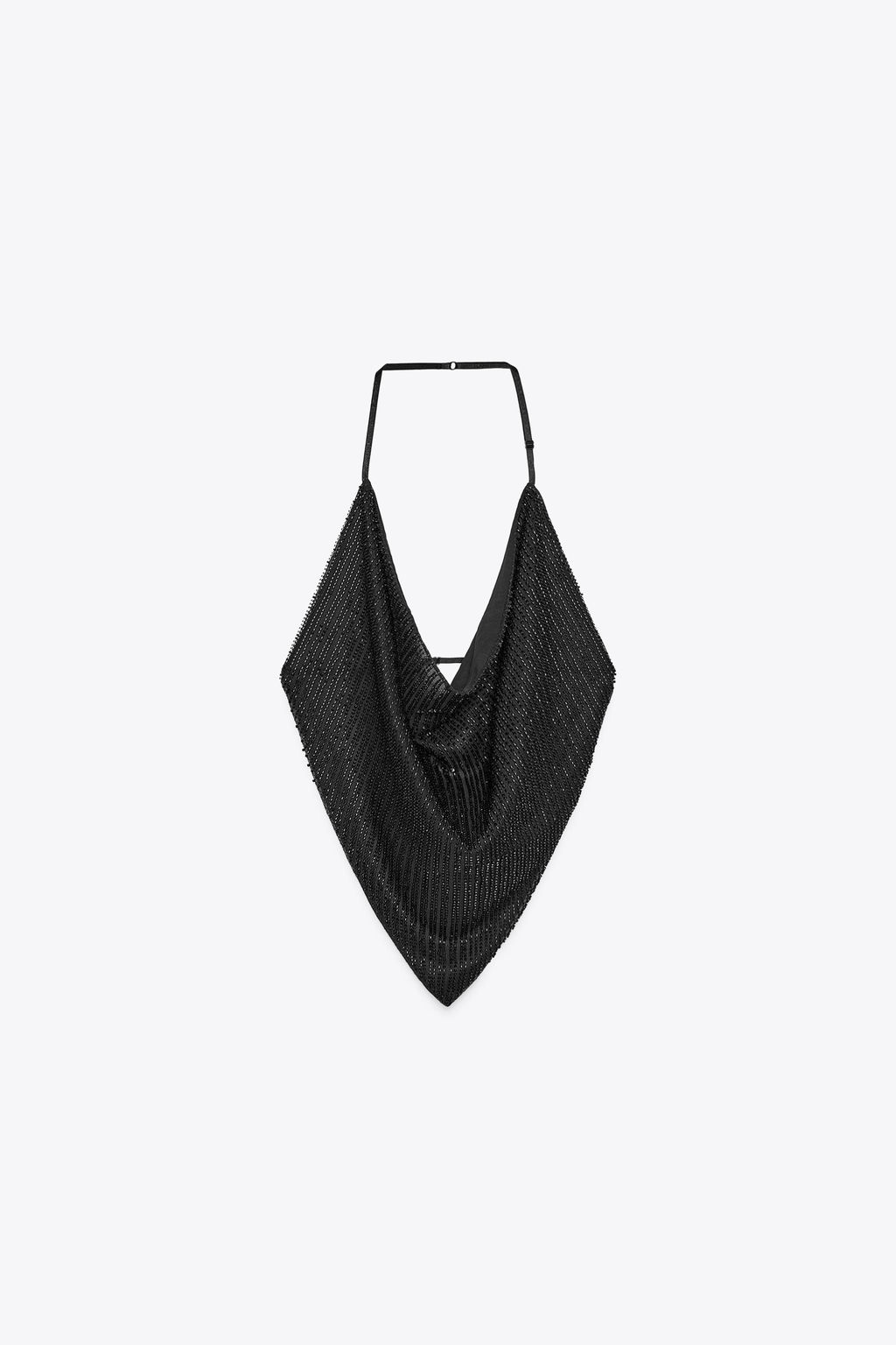 BEADED DRAPED TOP - Zara фото 14