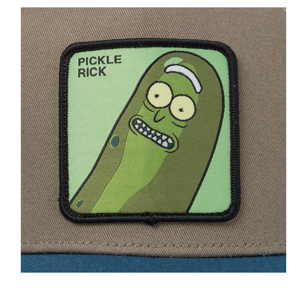 Бейсболка CAPSLAB арт. CL/REM5/1/CT/RMV Rick and Morty Pickle Rick (оливковый / синий) фото 4