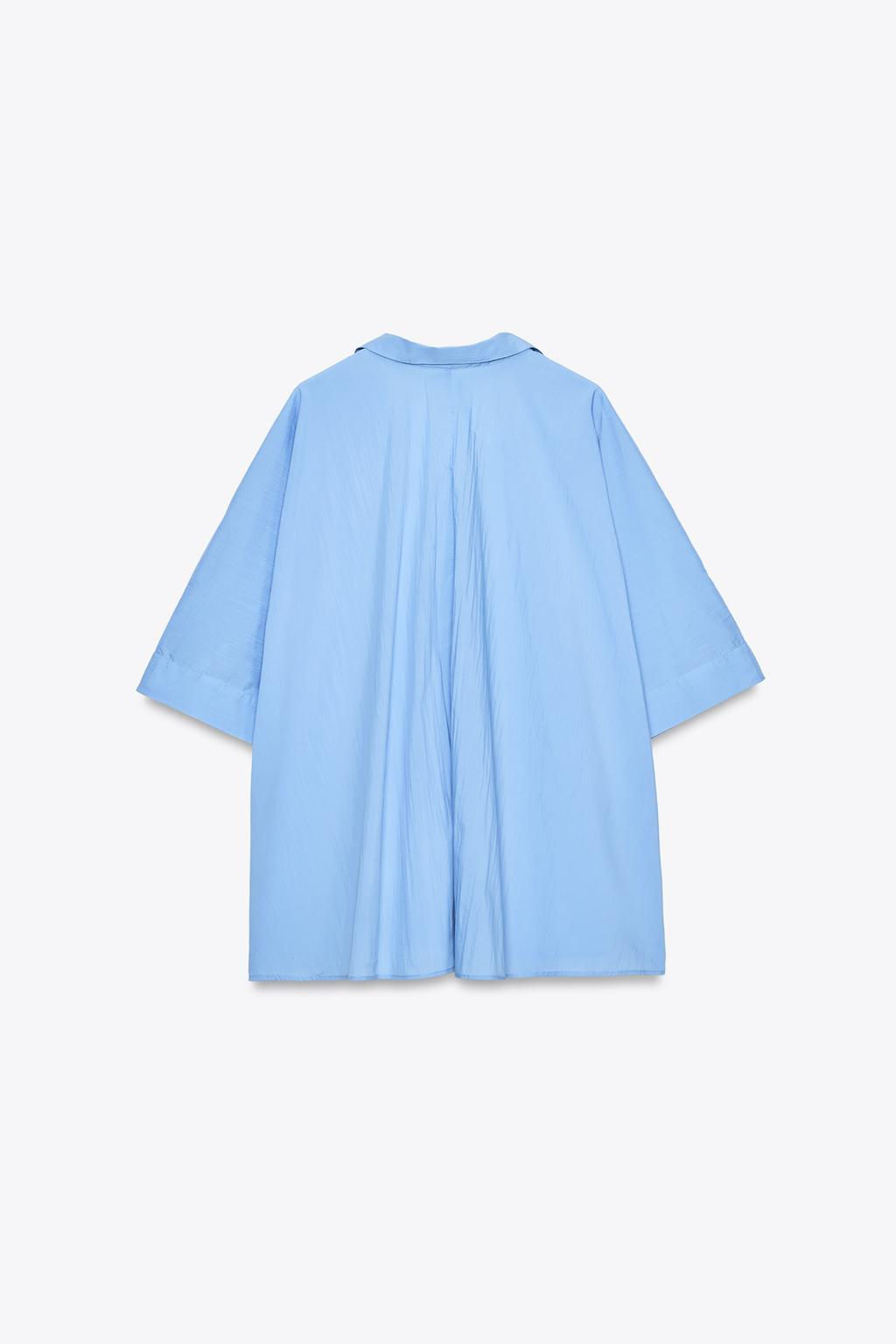 ZW COLLECTION OVERSIZE SHIRT - Zara фото 5