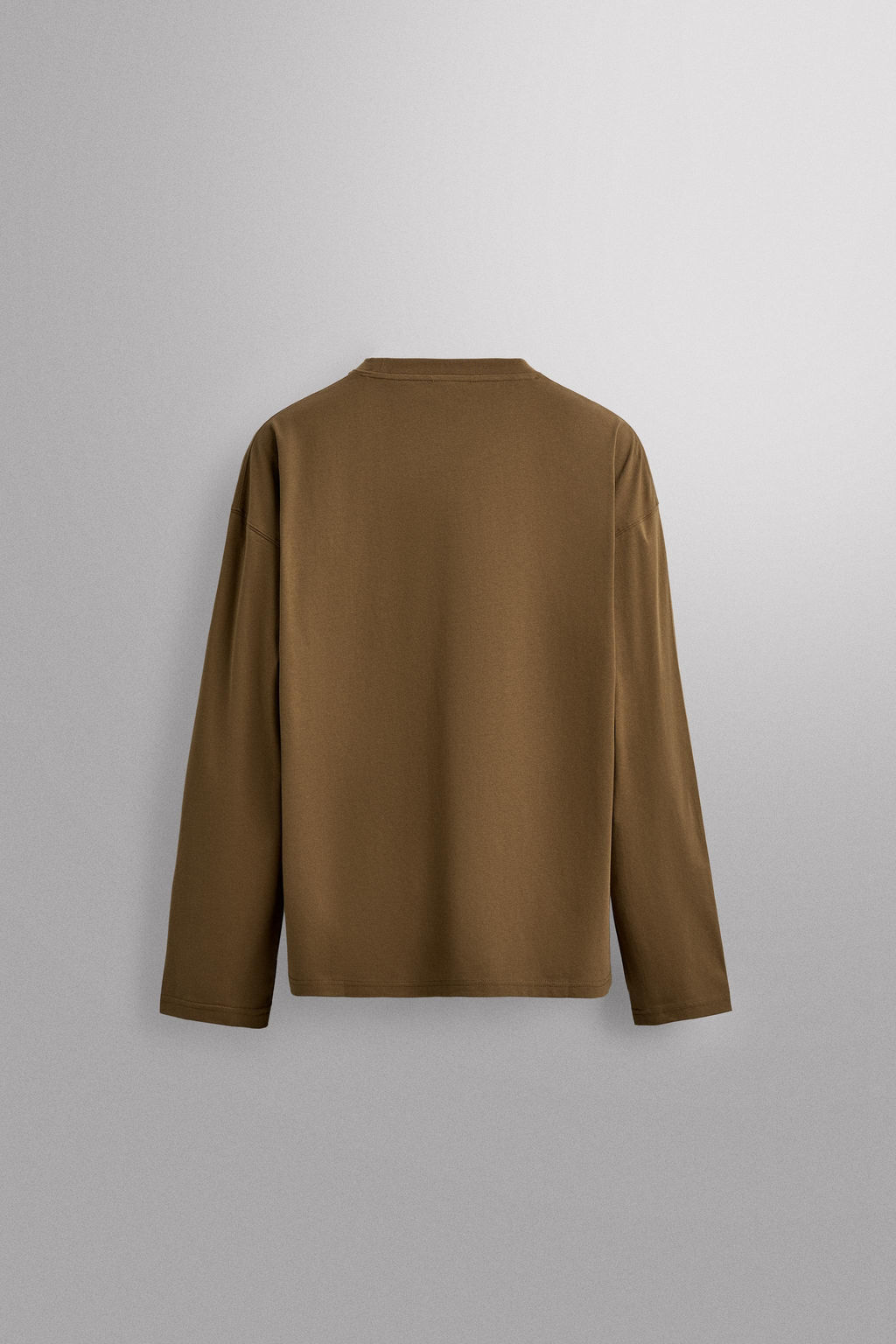 LONG SLEEVE T-SHIRT WITH POCKET - Zara фото 18
