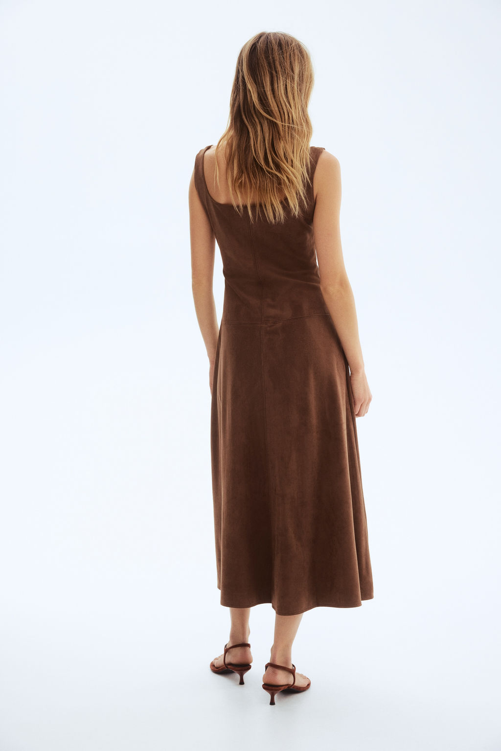 Vestido midi sin mangas - H&m фото 3