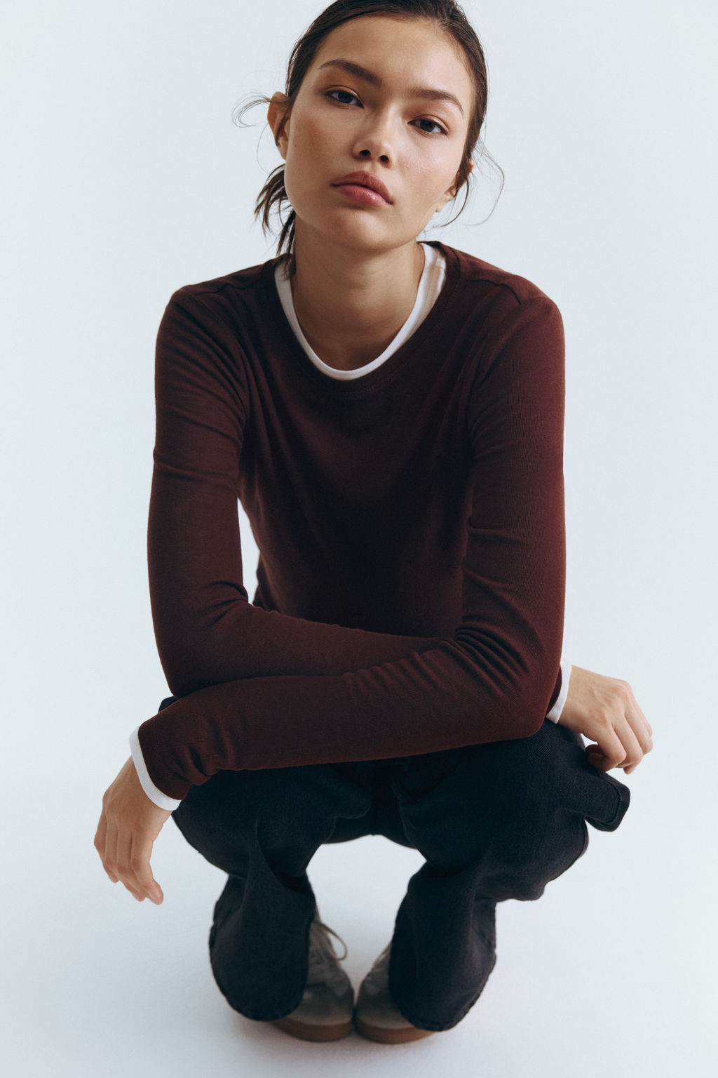 Top en mezcla de lana - H&m фото 6