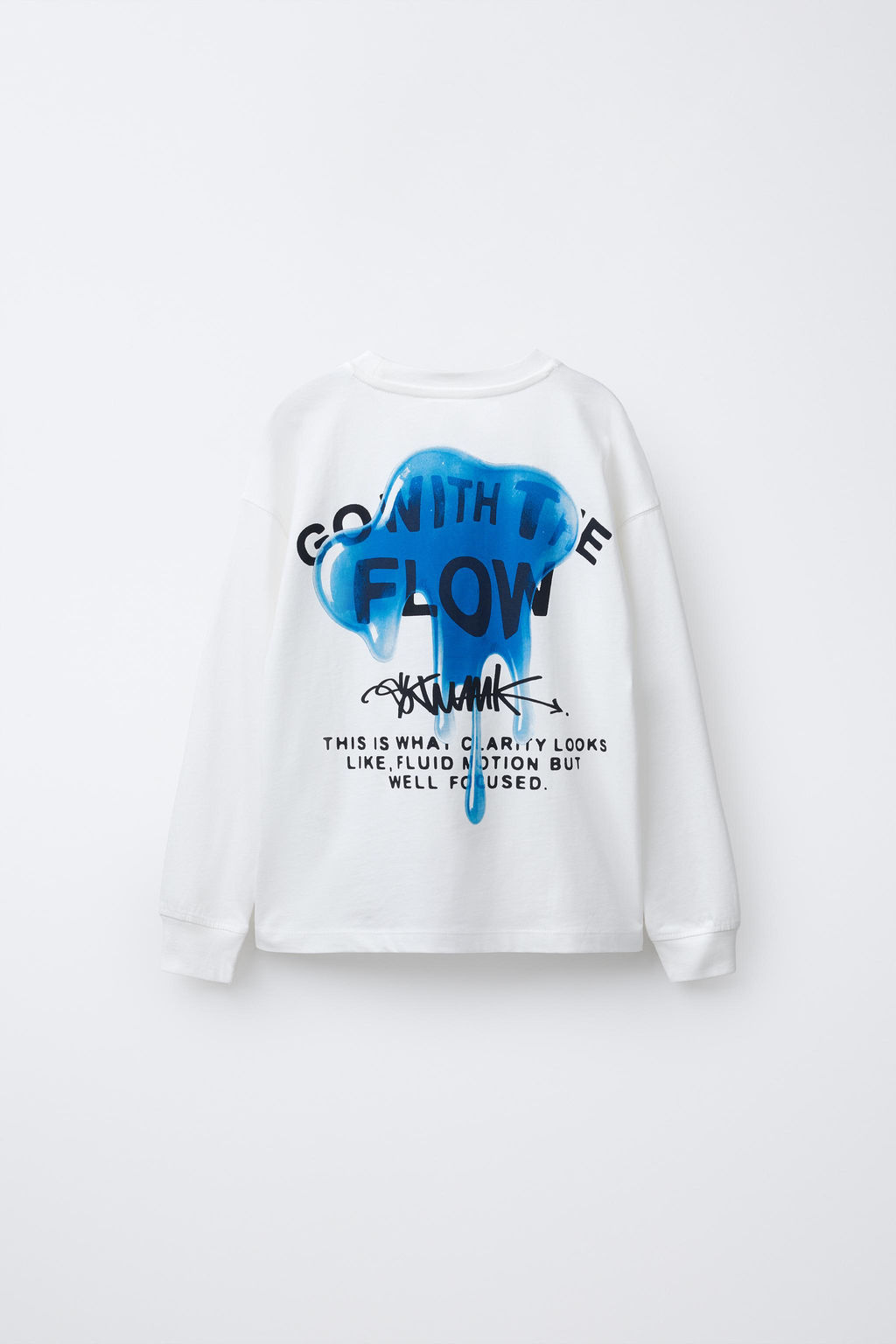 TEAR DROP PRINT T-SHIRT - Zara фото 2