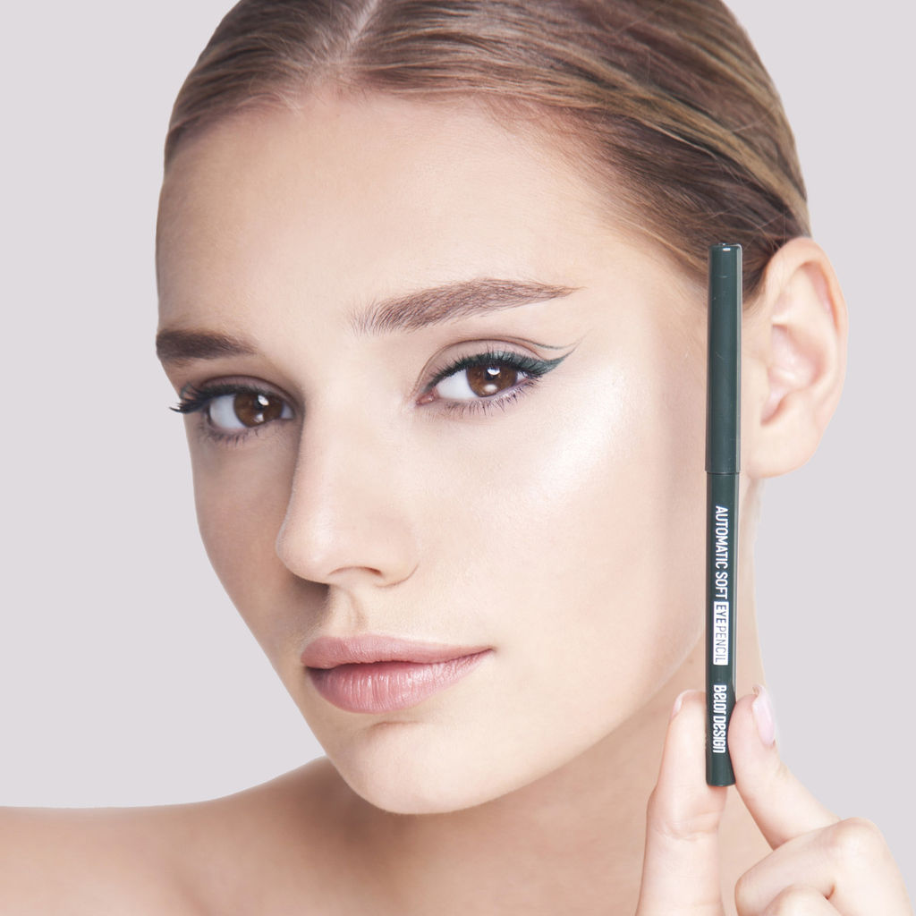 Карандаш механический для глаз Automatic soft eyepencil тон 304 зеленый 0.28г (Китай)