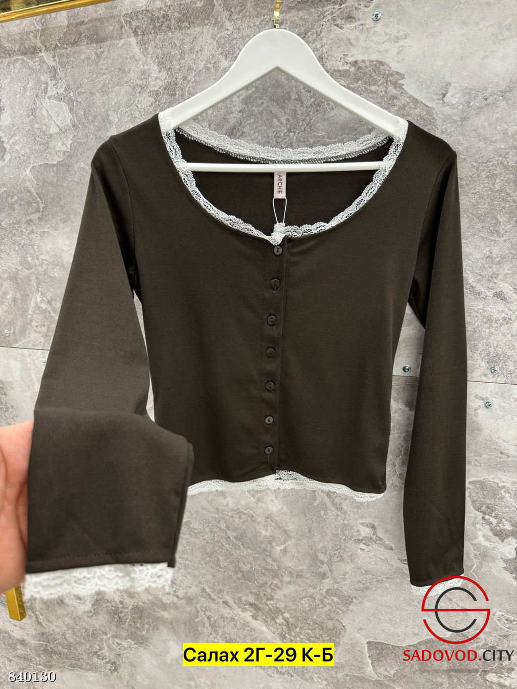 Джемпер женский с гипюром - Bruno фото 2