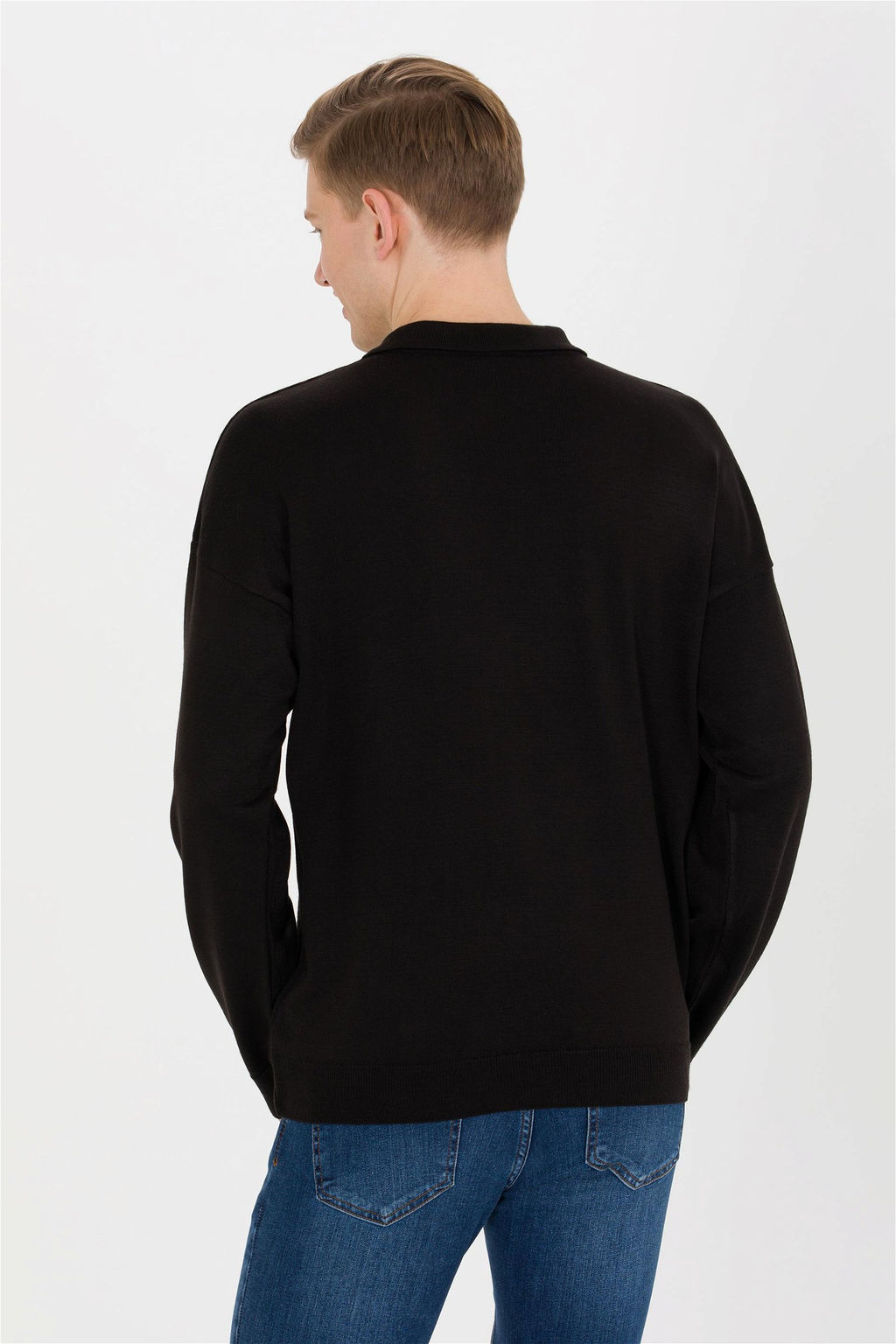 U. S. Polo Assn Мужской черный трикотаж с воротником-поло - U.s. polo assn фото 11