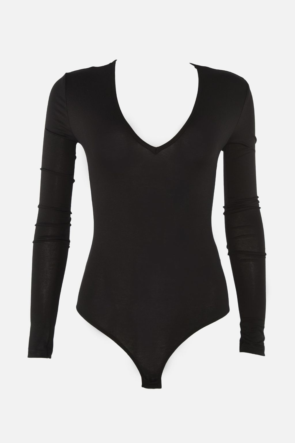 Siyah Derin V Yakal? C?tc?tl? Orme Body TPRAW22BD0084