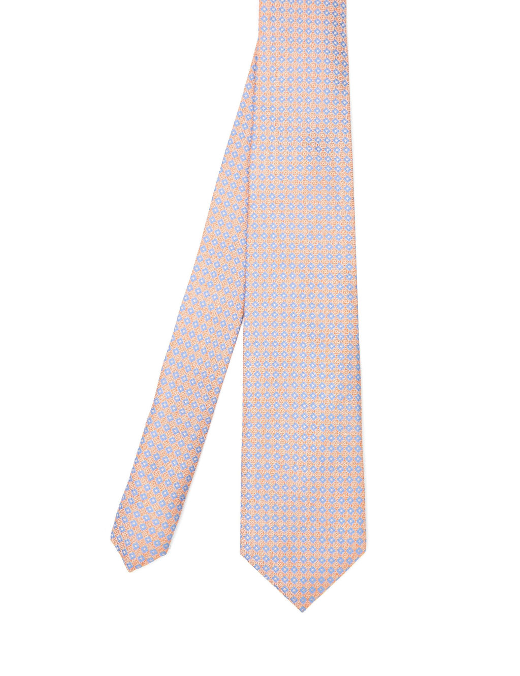 Оранжевый шелковый галстук - Cacharel фото 3