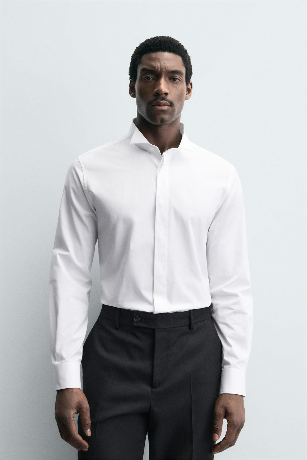BOW TIE COLLAR SHIRT - Zara фото 2