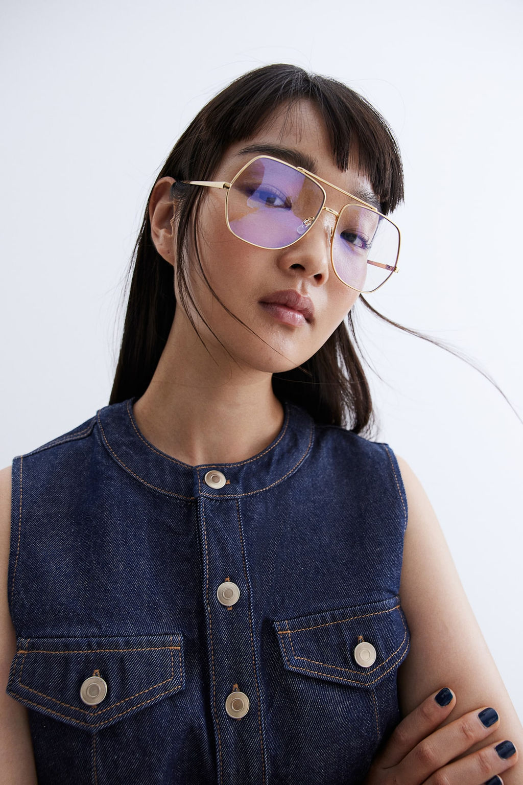 Chaleco de traje en denim - H&m фото 3