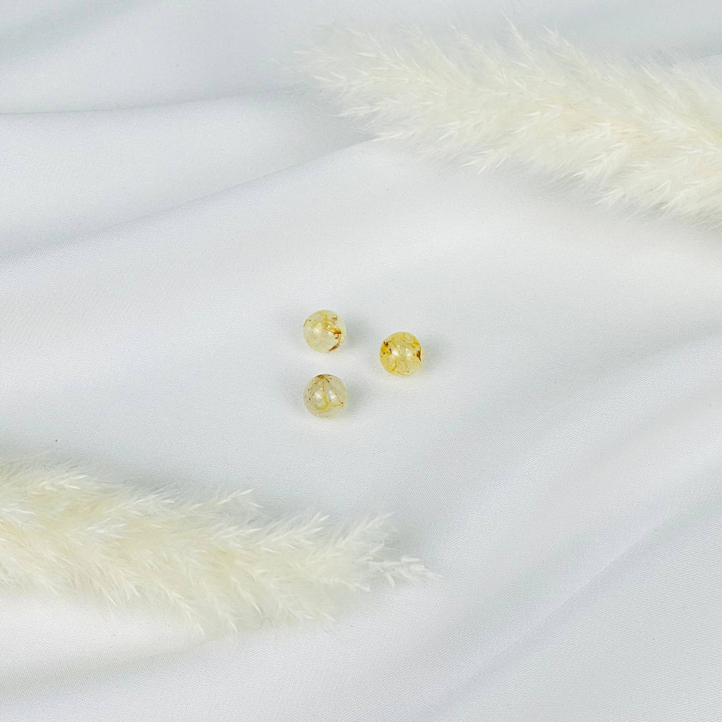 Бусины для украшений из желтого Топаза (3 шт)