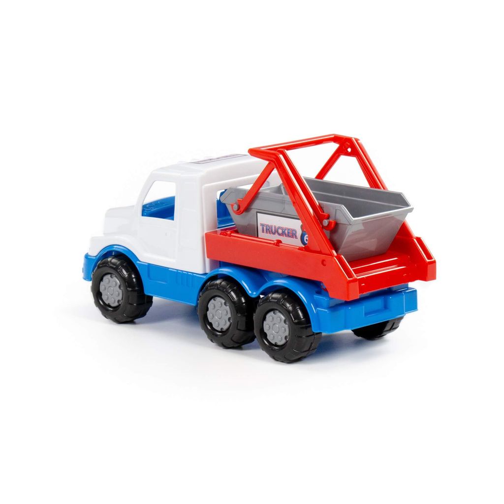 Гоша, автомобиль-коммунальная спецмашина (бело-синяя) - Полесье фото 3