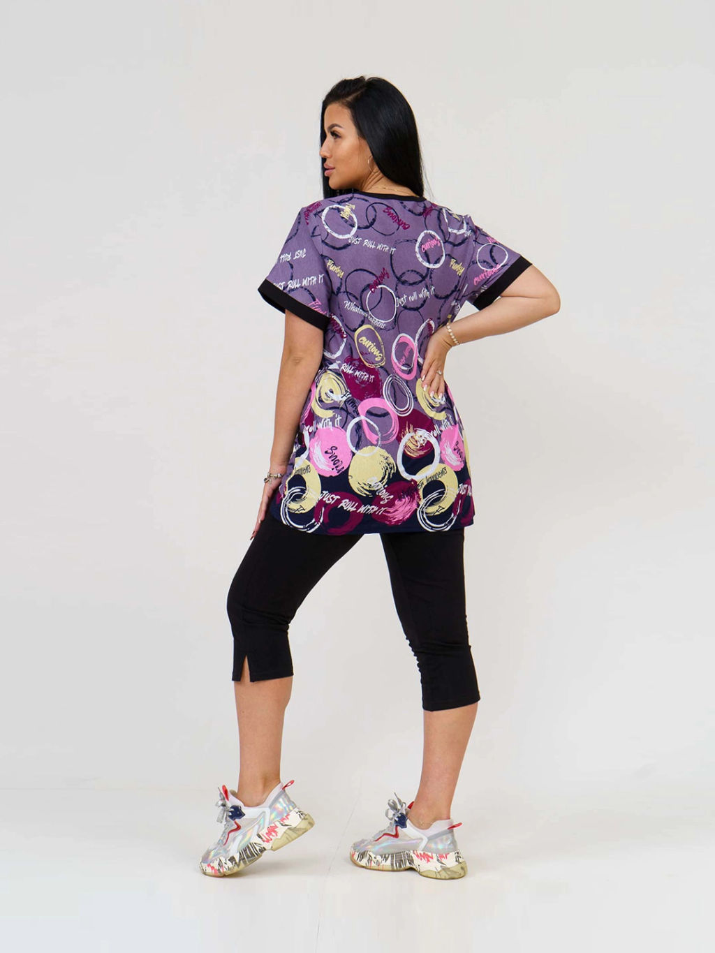 Костюм женский , цвет фиолетовый