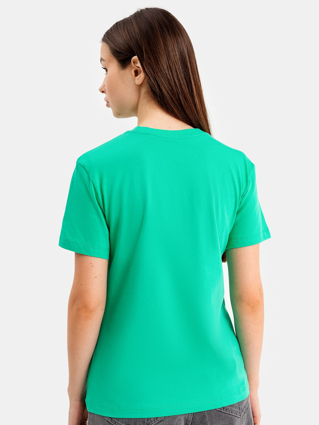 Футболка женская в зеленом оттенке тропическая зелень 302680 - Mark formelle фото 3