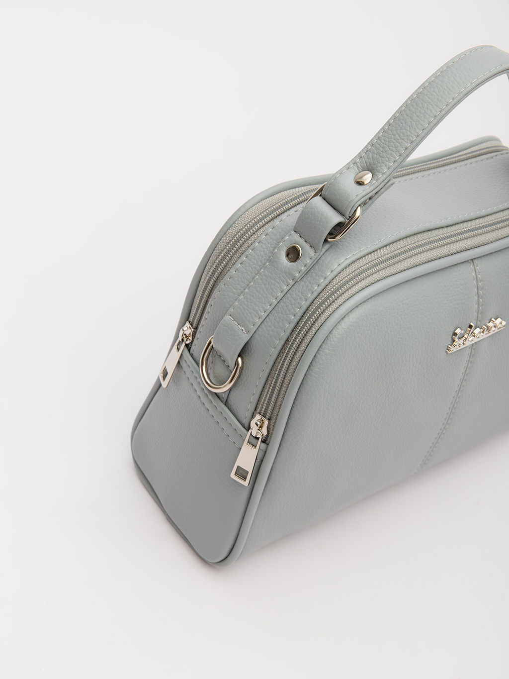 Серо-голубой саквояж S.Lavia  фото 5