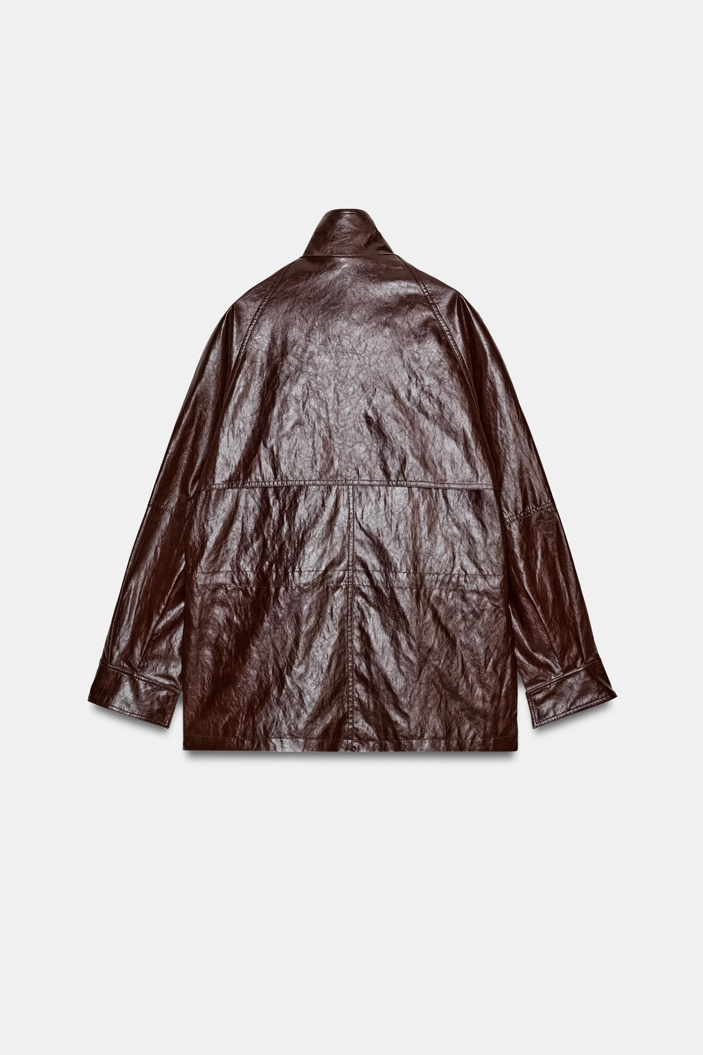 ZW COLLECTION FAUX LEATHER JACKET - Zara фото 8