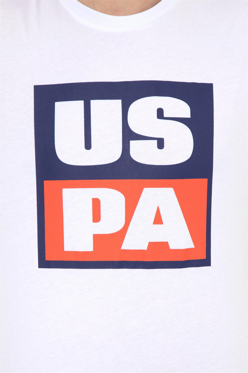 U. S. Polo Assn Мужская белая футболка с круглым вырезом - U.s. polo assn фото 12