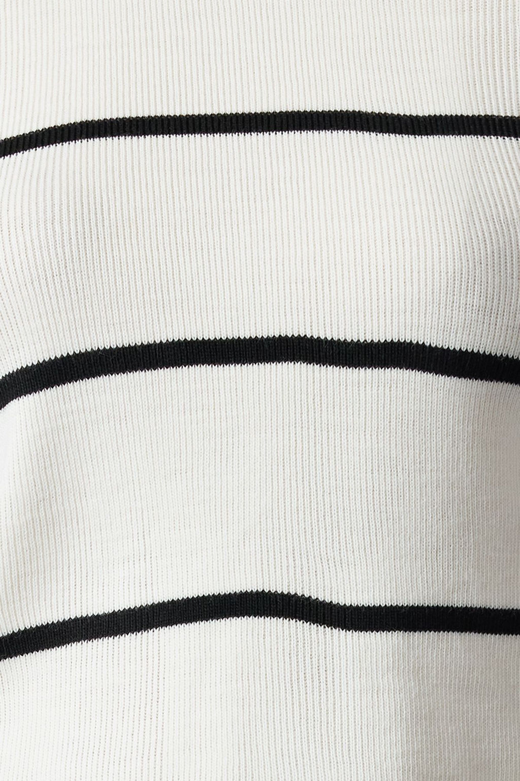 Ekru Omuzu Volanl? Cizgili Triko Kazak TWOAW25KZ00243 - Trendyolmilla фото 3