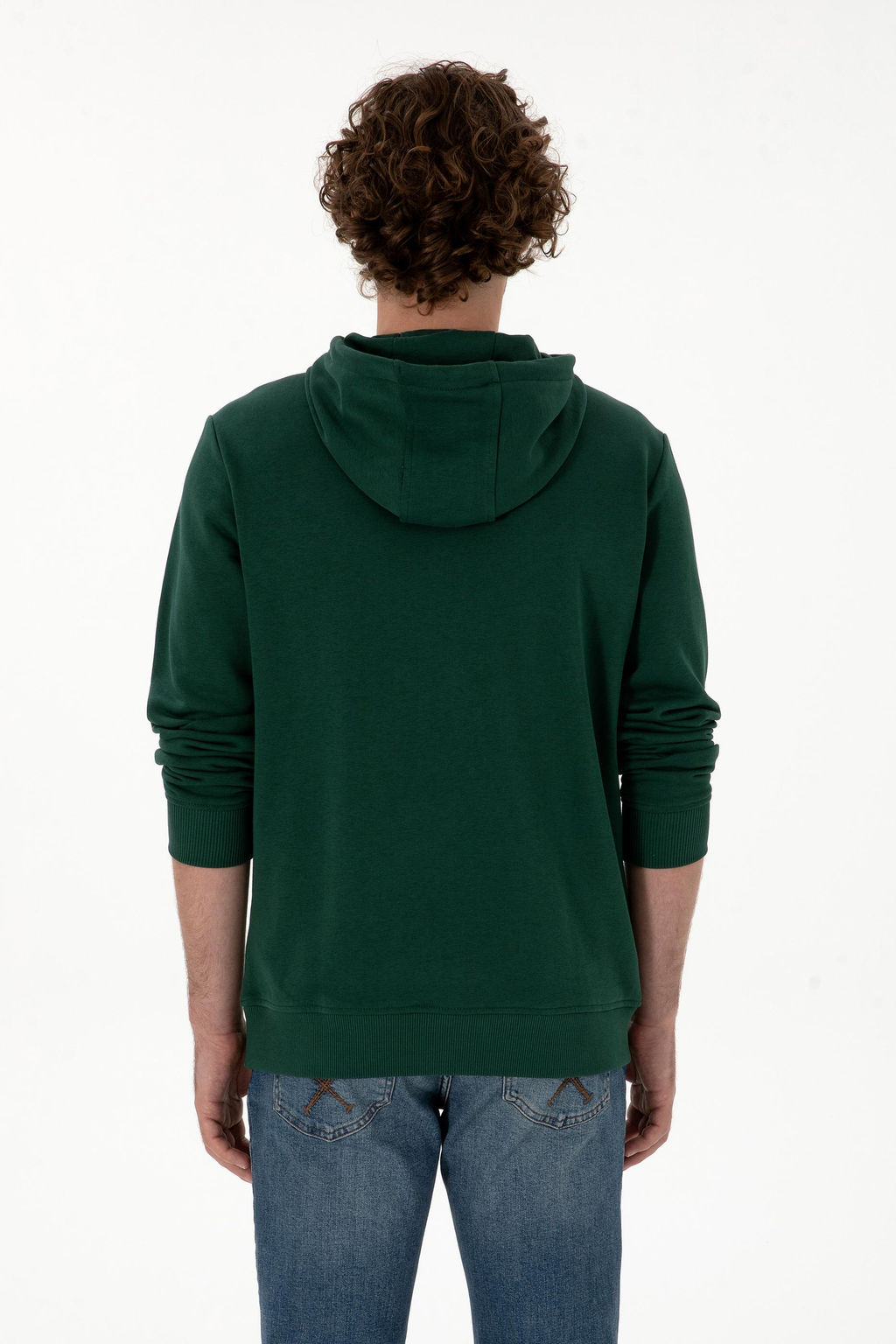 Erkek Koyu Ye_il Basic Sweatshirt Sepette S_rpriz _ndirim - U.s. polo assn фото 5