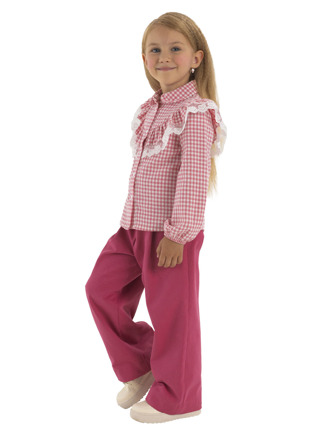 Блузка для девочки О56805 - Карамелли фото 5