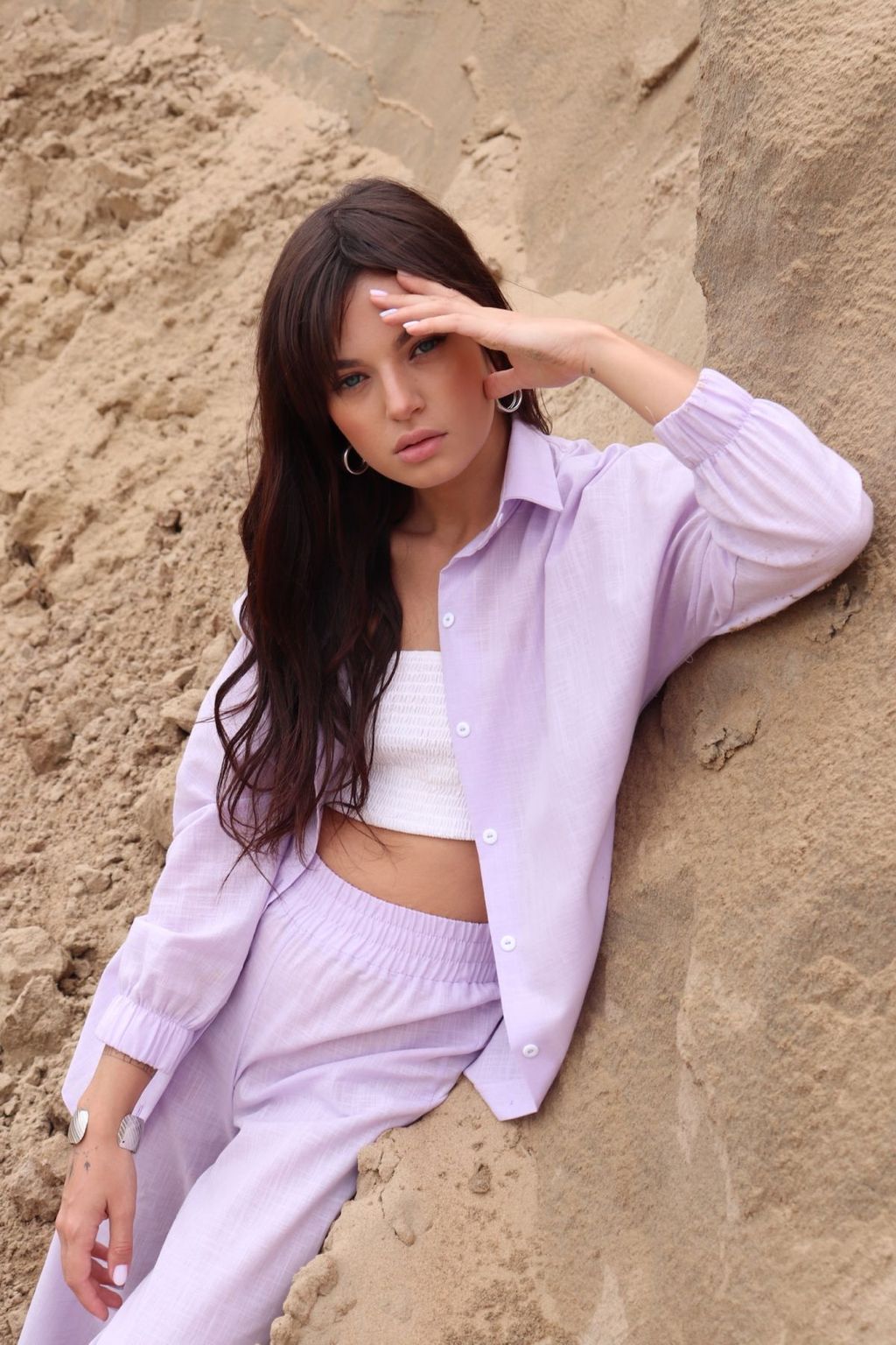 7011 Костюм из льна и хлопка - Martichelli фото 14