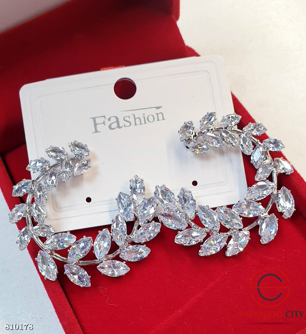 Серьги с кубическим цирконием - Bruno фото 8