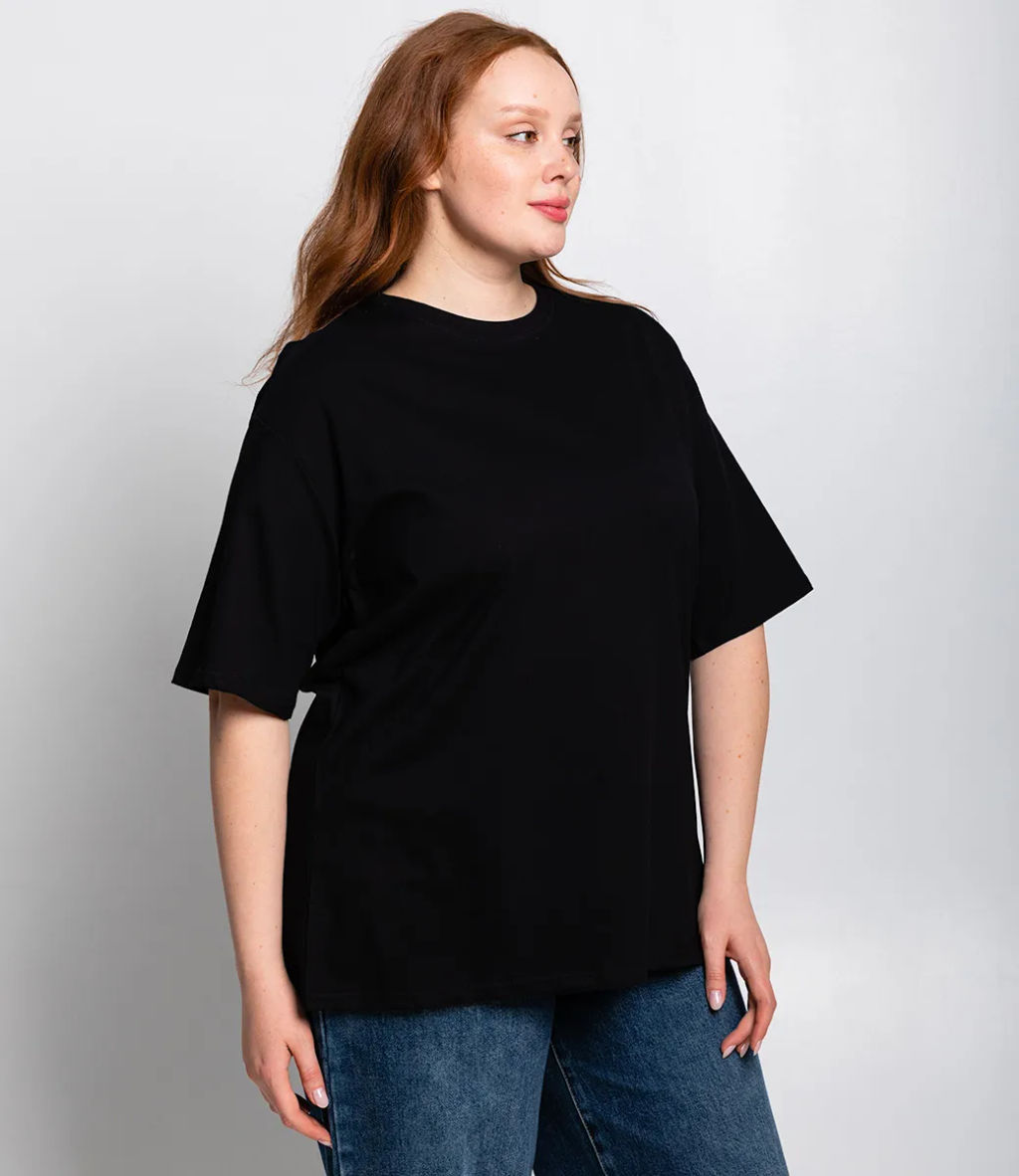 Футболка #ОКТ075001, чёрный