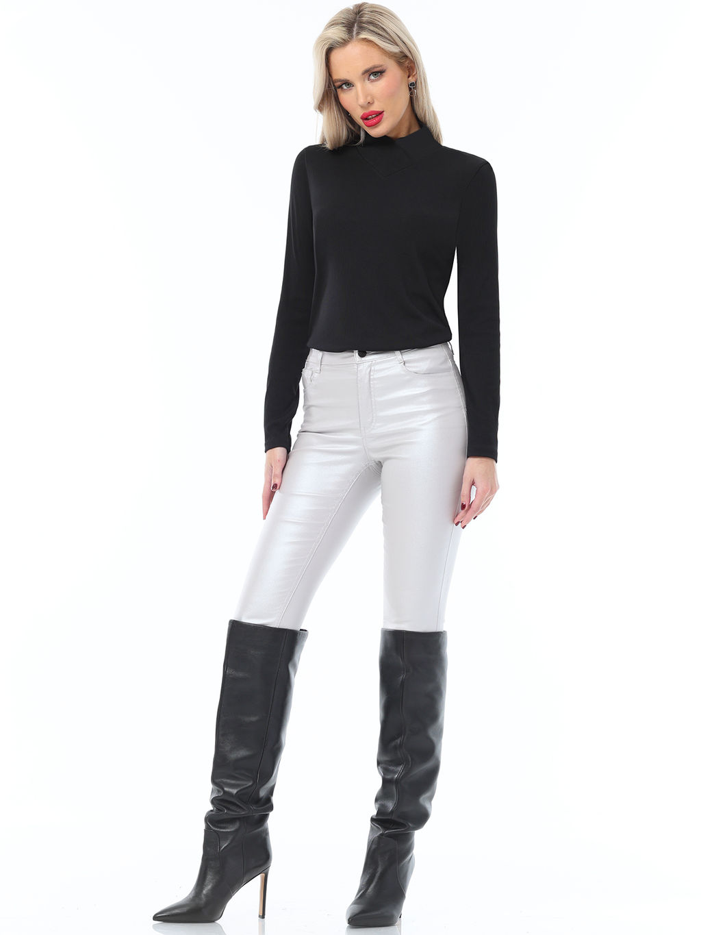 Водолазка Изабелла, блэк - Dstrend фото 7