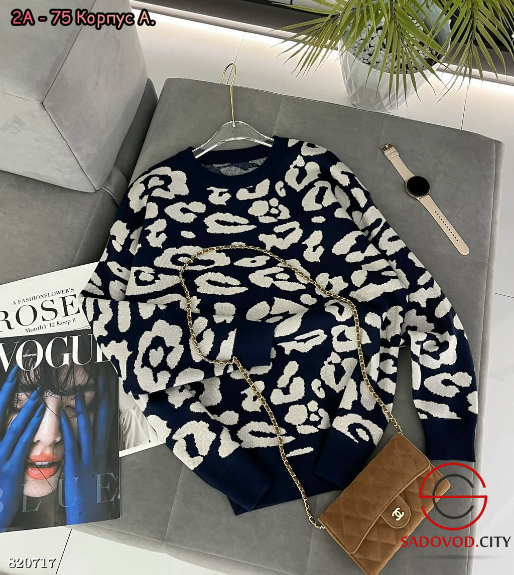 Пуловер женский с принтом - Bruno фото 2