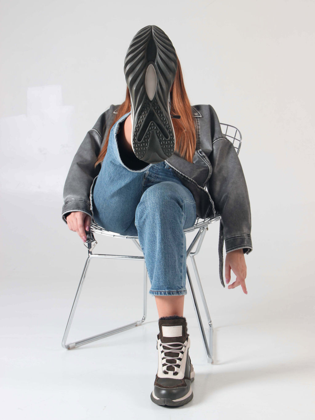 Ботинки 350.uno2gr. хаки бежевый/Байка