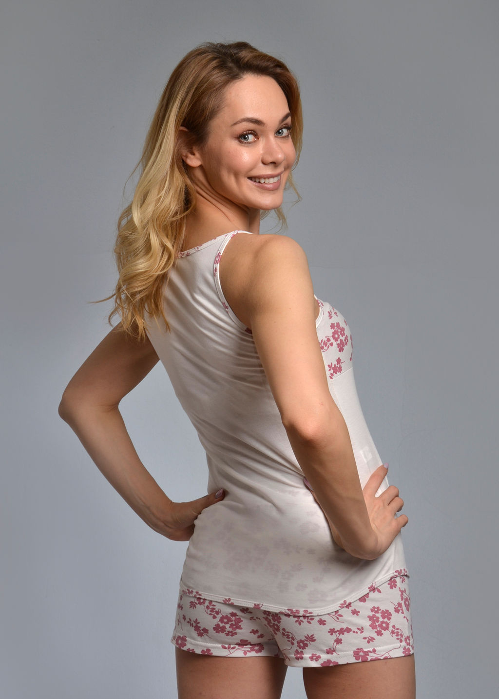 Пижама с шортами ДУЭТ (розовый №19) - Ивановская трикотажная компания фото 2