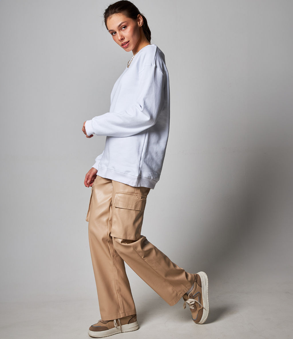 Свитшот #ОКТ1659, белый