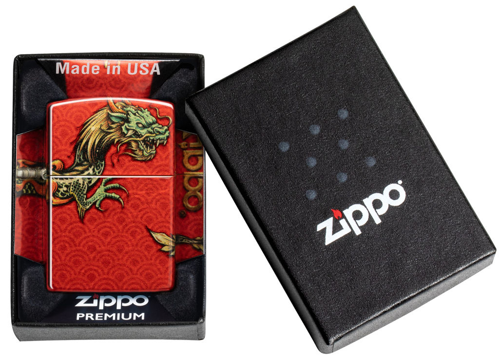 Зажигалка ZIPPO Дракон | Dragon Design 48513  фото 10