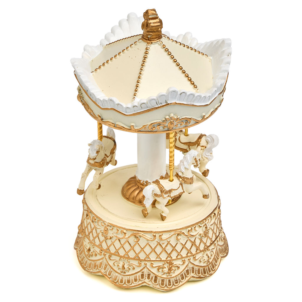 МУЗЫКАЛЬНАЯ СТАТУЭТКА КАРУСЕЛЬ 12,4Х12,4Х22,9 СМ - Lefard фото 2