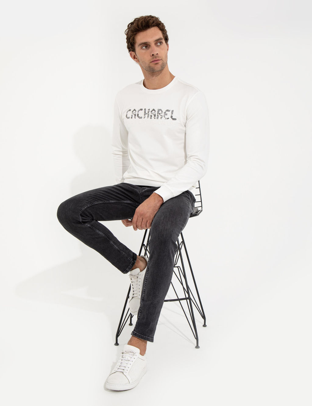 Белый свитшот - Cacharel фото 2
